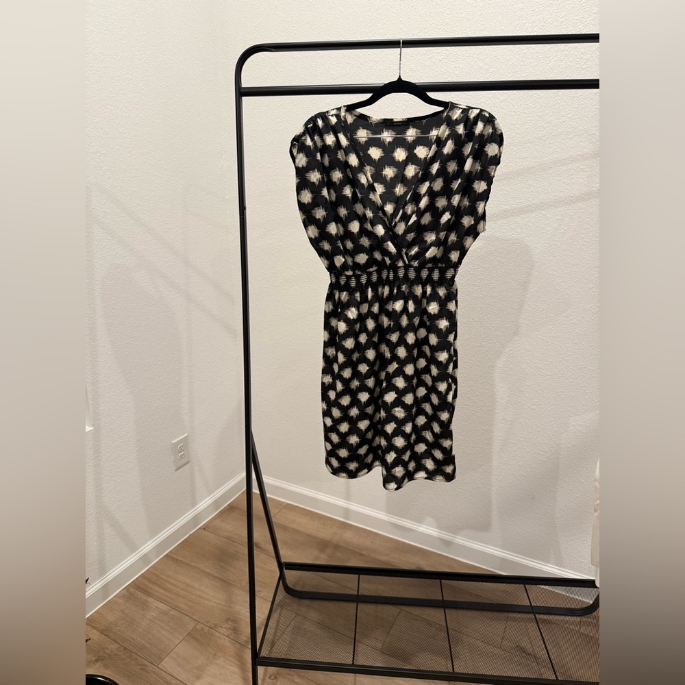Soprano Black and White Mini Dress